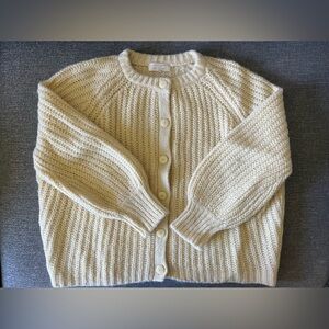 Sézane Emile Cardigan, M, Pale Yellow